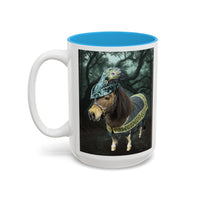 Robin Hoof —  Outlaw Miniature Horse Two-Tone Accent Mug (15oz)