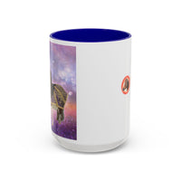 Miniature Horse Wizard Mug — Cosmic Purple Fantasy Coffee Cup