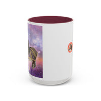 Miniature Horse Wizard Mug — Cosmic Purple Fantasy Coffee Cup