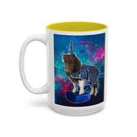 Wizard - Magical Miniature Horse Two-Tone Accent Mug (15oz)