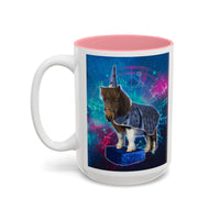 Wizard - Magical Miniature Horse Two-Tone Accent Mug (15oz)