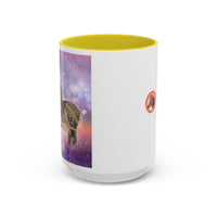 Miniature Horse Wizard Mug — Cosmic Purple Fantasy Coffee Cup