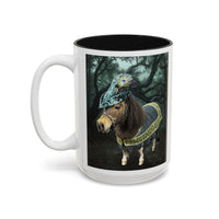 Robin Hoof —  Outlaw Miniature Horse Two-Tone Accent Mug (15oz)