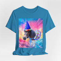 Jollytime Jester  - Cosmic Clown Miniature Horse T-Shirt