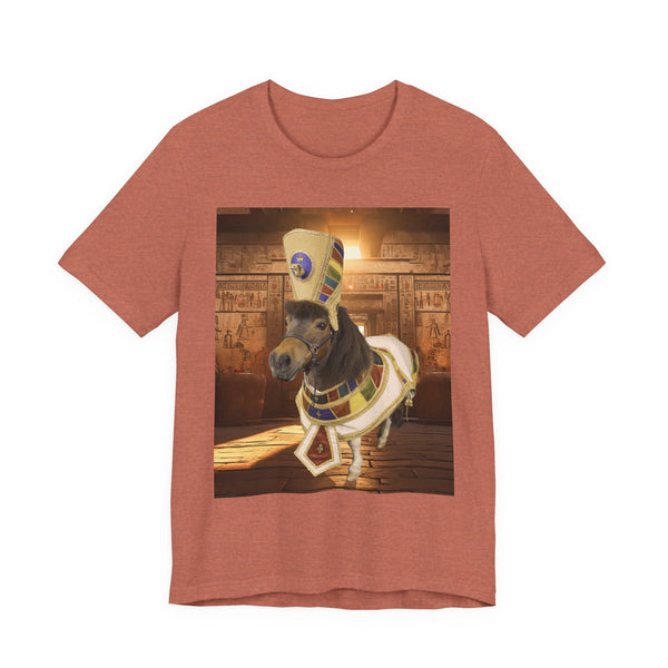 Tiny Tut  - Ancient Egyptian Pharoah Miniature Horse T-Shirt