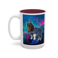 Wizard - Magical Miniature Horse Two-Tone Accent Mug (15oz)