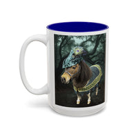 Robin Hoof —  Outlaw Miniature Horse Two-Tone Accent Mug (15oz)
