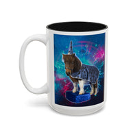 Wizard - Magical Miniature Horse Two-Tone Accent Mug (15oz)