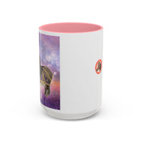 Miniature Horse Wizard Mug — Cosmic Purple Fantasy Coffee Cup