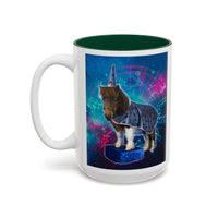 Wizard - Magical Miniature Horse Two-Tone Accent Mug (15oz)