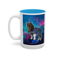 Wizard - Magical Miniature Horse Two-Tone Accent Mug (15oz)