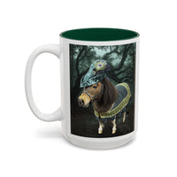 Robin Hoof —  Outlaw Miniature Horse Two-Tone Accent Mug (15oz)