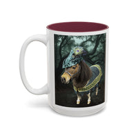 Robin Hoof —  Outlaw Miniature Horse Two-Tone Accent Mug (15oz)