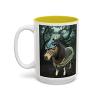 Robin Hoof —  Outlaw Miniature Horse Two-Tone Accent Mug (15oz)