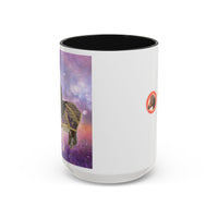 Miniature Horse Wizard Mug — Cosmic Purple Fantasy Coffee Cup