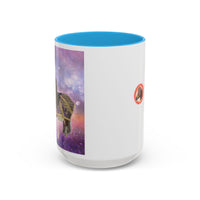 Miniature Horse Wizard Mug — Cosmic Purple Fantasy Coffee Cup