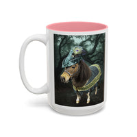 Robin Hoof —  Outlaw Miniature Horse Two-Tone Accent Mug (15oz)