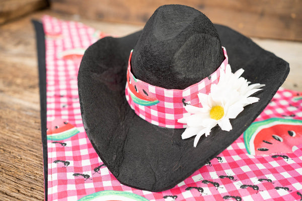 Picnic Partner - Hat and Bandana for Mini Horse