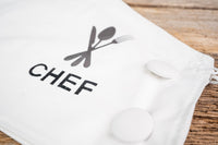Farm to Table - Chef Costume for Mini Horse with Chef Hat and Jacket with Chef Insignia
