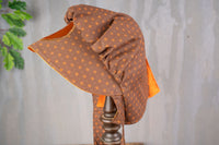 Milk Chocolate Orange - Prairie Hat for Mini Horse