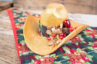 Glad and Golden Tidings - Holiday Cowboy Costume with hat and bandana for Mini Horse