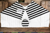 Maximum Mini-Security - Prisoner Costume for Mini Horse with Hat and Felon Jacket with ID Number