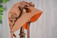 Milk Chocolate Orange - Prairie Hat for Mini Horse