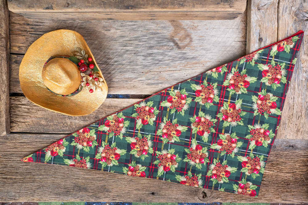 Glad and Golden Tidings - Holiday Cowboy Costume with hat and bandana for Mini Horse