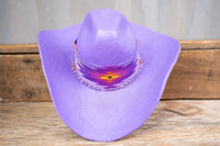 Midnight Lavender Navajo - Cowboy Hat and Bandana for Mini Horse