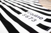 Maximum Mini-Security - Prisoner Costume for Mini Horse with Hat and Felon Jacket with ID Number