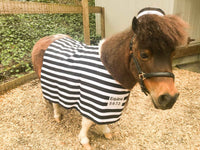 Maximum Mini-Security - Prisoner Costume for Mini Horse with Hat and Felon Jacket with ID Number