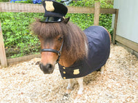 The Fuzz -  Policeman's Costume for Mini Horse with Classic Hat and Badged Jacket