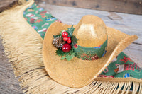 Trim the Trail - Costume for Mini Horse, Cowboy Hat, Shawl and Tail Fascinator
