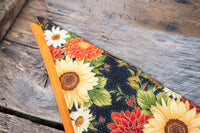 Flaming Floral - Cowboy Hat and Bandana for Mini Horse