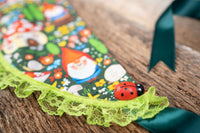 Gnome Sweet Gnome -  Straw Hat, Shawl and Tail Fascinator in Fairy Style for Miniature Horse