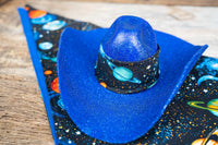 Space Cowboy - Cowboy Hat and Bandana for Mini Horse