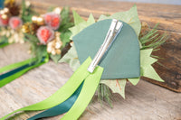 Yuletide Cheer - Set of Four Holiday Easy Clip Fascinators