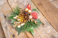 Yuletide Cheer - Set of Four Holiday Easy Clip Fascinators