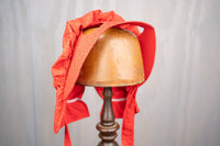 Crimson Calico - Prairie Hat for Mini Horse