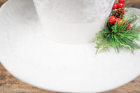 Victorian Snow - Top Hat for Miniature Horse