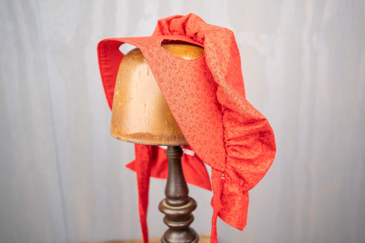 Crimson Calico - Prairie Hat for Mini Horse