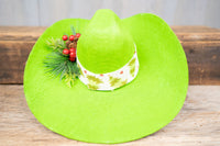 Key Lime Spruce - Cowboy Hat and Bandana for Mini Horse