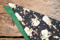 Snowmen and Spurs - Cowboy Hat and Bandana for Mini Horse