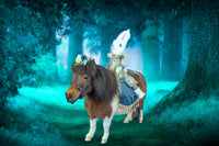 Eggstravagant Easter Bunny - Easter Bunny Puppet, Saddle, & Mane and Tail Fascinators for Mini Horse
