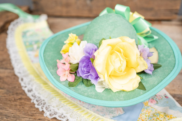 Easter Derby - Derby Hat and Tail Fascinator for Mini Horse