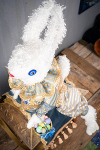 Eggstravagant Easter Bunny - Easter Bunny Puppet, Saddle, & Mane and Tail Fascinators for Mini Horse