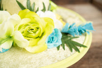 Key Lime Crown - Derby Hat and Tail Fascinator for Mini Horse