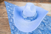 Periwinkle and Paisley - Cowboy Hat and Bandana for Mini Horse
