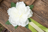 Key Lime Meringue - Set of Four Easy Clip Flower Fascinators