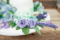 Morning Miracles - Derby Hat and Tail Fascinator for Mini Horse